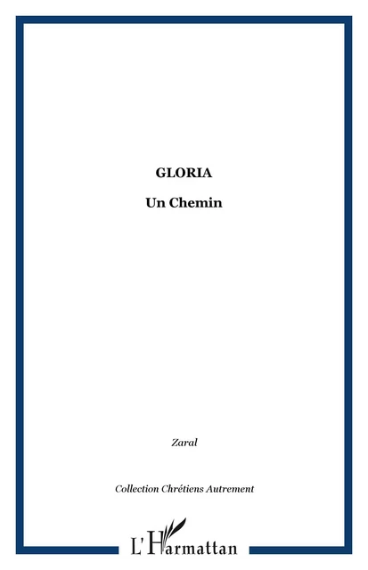 GLORIA -  - Editions L'Harmattan