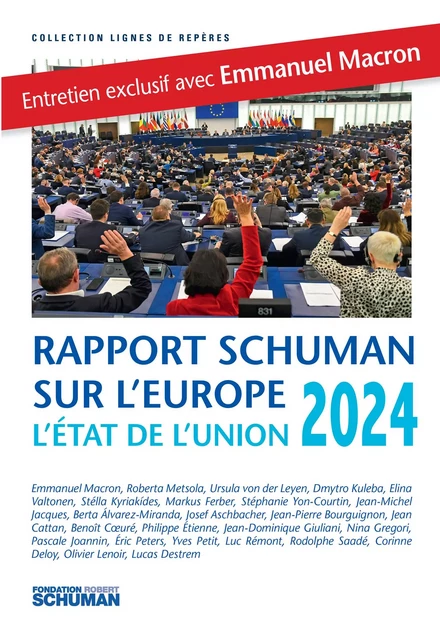 Etat de l'Union, rapport Schuman sur l'Europe 2024 - Pascale Joannin - Marie B