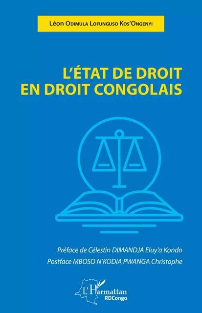 L'État de droit en droit congolais - Léon Odimula Lofunguso Kos'Ongenyi - Editions L'Harmattan