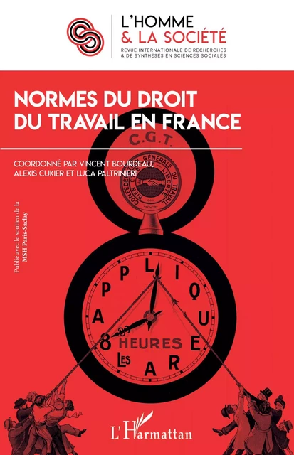 Normes du droit du travail en France - Luca Paltrinieri - Editions L'Harmattan