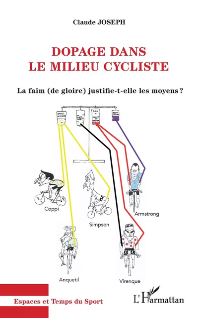 Dopage dans le milieu cycliste - Claude Joseph - Editions L'Harmattan