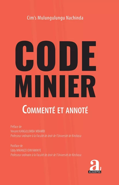 Code minier - Cim's Mulungulungu Nachinda - Academia