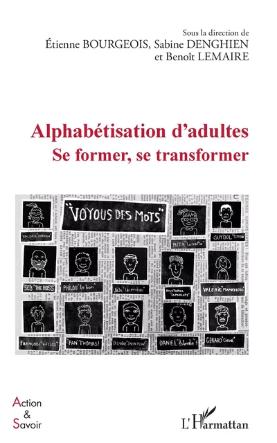 Alphabétisation d'adultes - Étienne Bourgeois, Sabine Denghien, Benoît Lemaire - Editions L'Harmattan