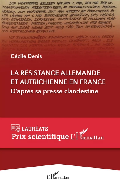 La Résistance allemande et autrichienne en France -  Denis cecile - Editions L'Harmattan