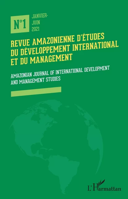 Revue amazonienne d'études du développement international et du management - Paul Rosele Chim - Editions L'Harmattan