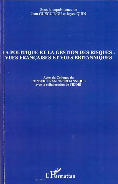 La politique et la gestion des risques -  - Editions L'Harmattan