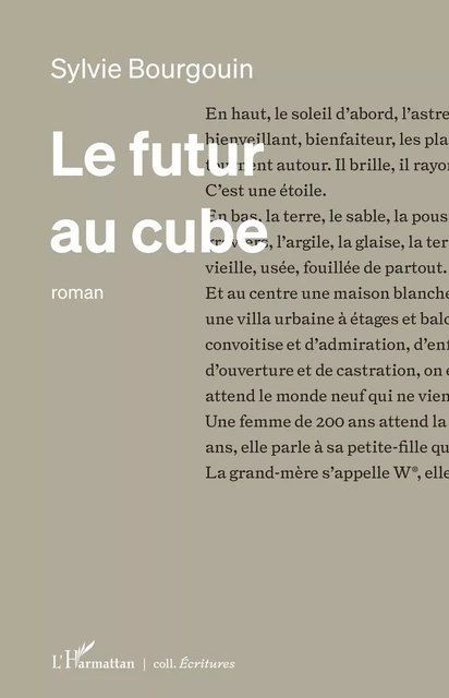 Le futur au cube - Sylvie Bourgouin - Editions L'Harmattan