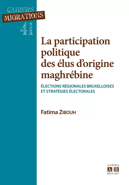 La participation politique des élus d'origine maghrébine - Fatima Zibouh - Academia