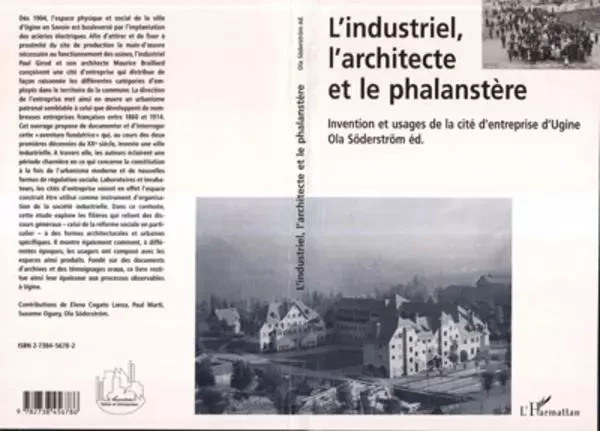 L'industriel, l'architecte et le phalanstère -  Soderstrom ola - Editions L'Harmattan