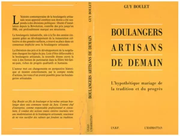 Boulangers, artisans de demain - Guy Boulet - Editions L'Harmattan