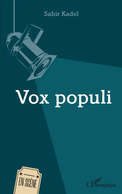 Vox populi - Sabir Kadel - Editions L'Harmattan