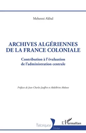 Archives algériennes de la France coloniale