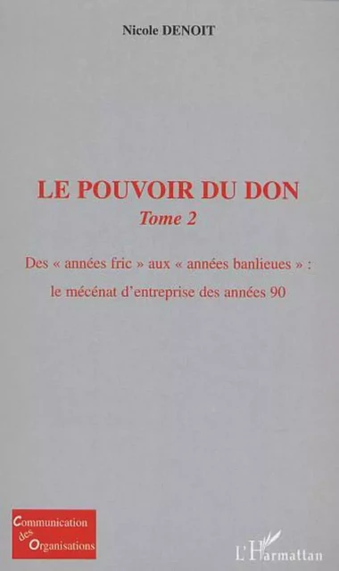 LE POUVOIR DU DON - Nicole Denoit - Editions L'Harmattan