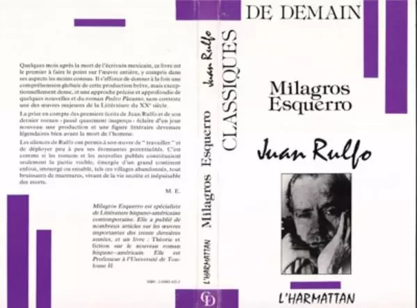 Juan Rulfo - Milagros EZQUERRO - Editions L'Harmattan