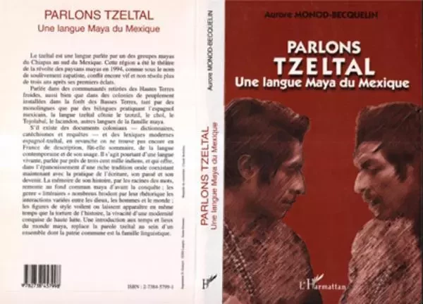 Parlons tzeltal - Aurore Monod-Becquelin - Editions L'Harmattan