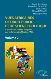 Vues africaines de droit public et de science politique