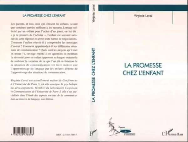 LA PROMESSE CHEZ L'ENFANT - Virginie Laval - Editions L'Harmattan