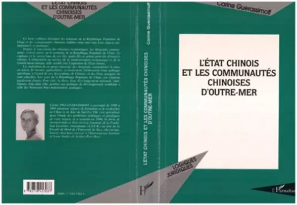 L'Etat chinois et les communautés chinoises d'Outre-Mer - Carine Guerrassimoff - Editions L'Harmattan