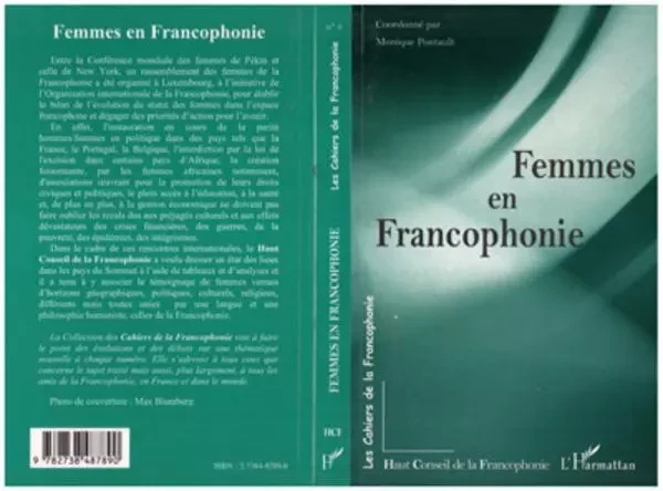 FEMMES EN FRANCOPHONIE - Monique Pontault - Editions L'Harmattan