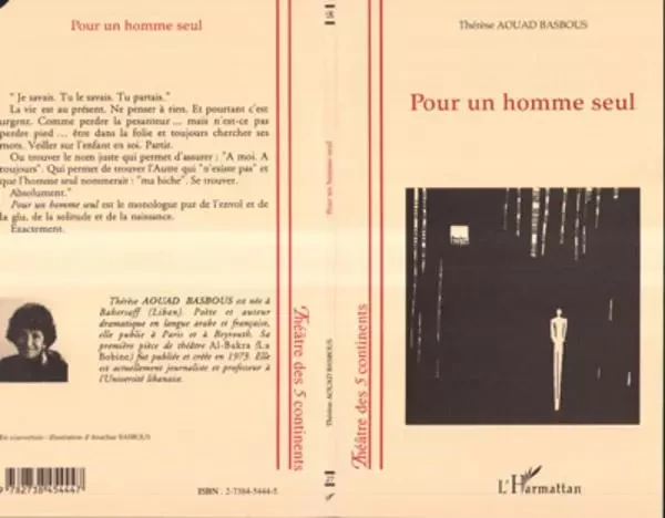 Pour un homme seul - Thérèse Aouad Basbous - Editions L'Harmattan