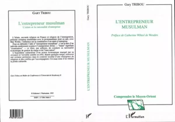 L'entrepreneur musulman - Gary Tribou - Editions L'Harmattan