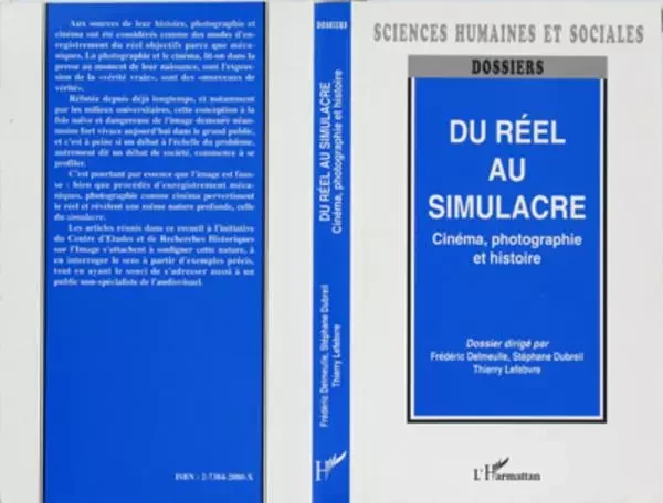 Du réel au simulacre -  - Editions L'Harmattan