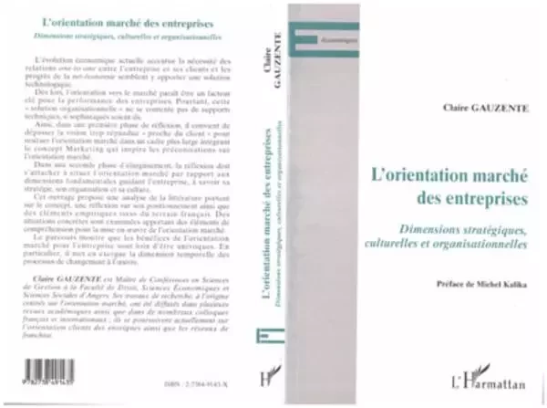 L'ORIENTATION MARCHE DES ENTREPRISES - CLAIRE GAUZENTE - Editions L'Harmattan