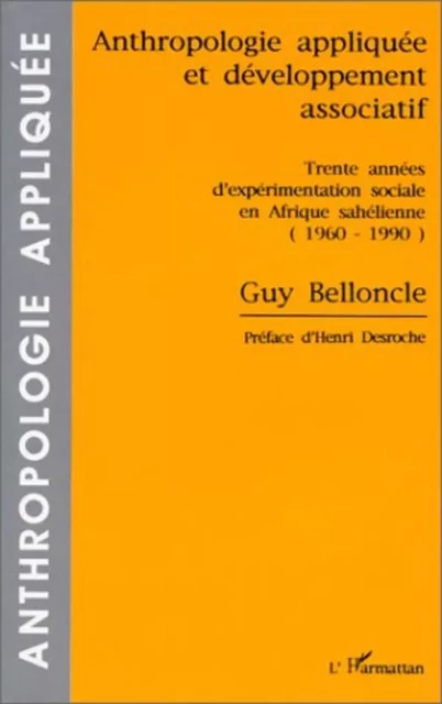 Anthropologie appliquée et développement associatif -  - Editions L'Harmattan