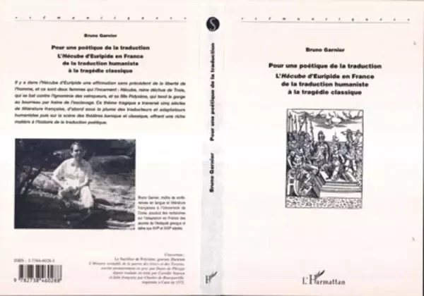 POUR UNE POÉTIQUE DE LA TRADUCTION - Bruno Garnier - Editions L'Harmattan