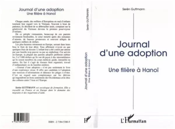 JOURNAL D'UNE ADOPTION - Serèn Guitmann, Serèn Guttmann - Editions L'Harmattan