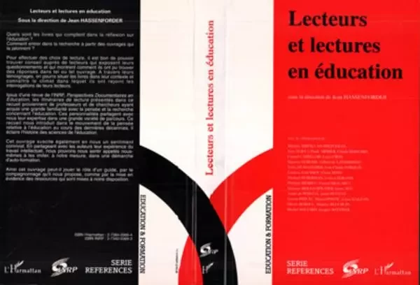 Lecteurs et lectures en éducation - Jean Hassendorfer - Editions L'Harmattan