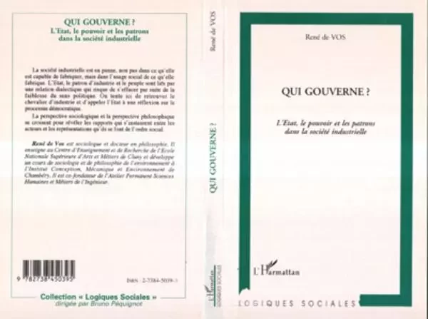 Qui gouverne ? - René de Vos - Editions L'Harmattan