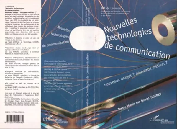 Nouvelles Technologies de Communication -  Thierry daniel - Editions L'Harmattan