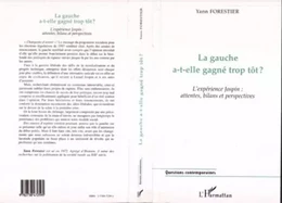 LA GAUCHE A-T-ELLE GAGNÉ TROP TÔT ?