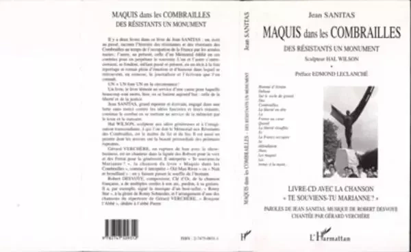 MAQUIS DANS LES COMBRAILLES - Jean Sanitas - Editions L'Harmattan