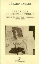 Chronique de l'espace public