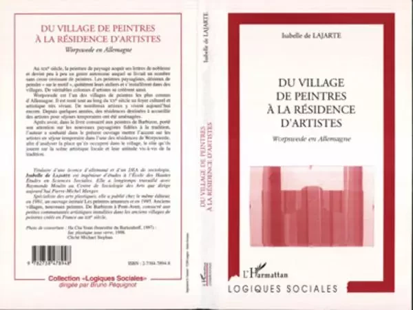 Du village de peintres a la résidence d'artistes - Isabelle De Lajarte - Editions L'Harmattan