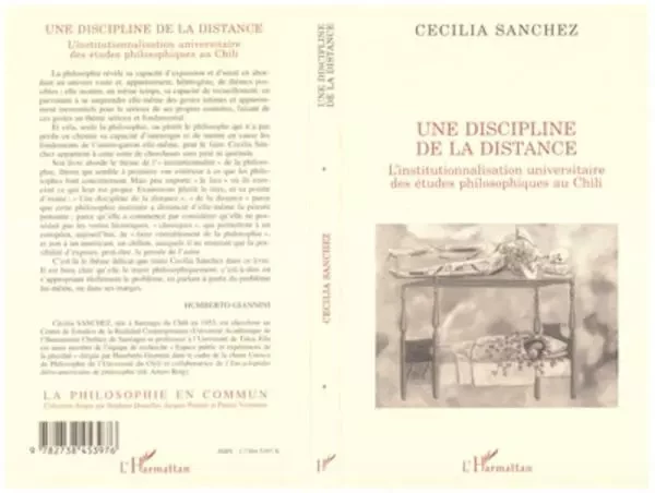 Une discipline de la distance - Cecilia Sanchez - Editions L'Harmattan