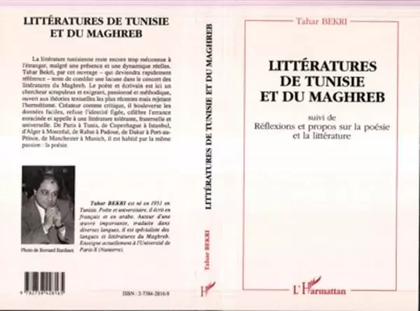 Littératures de Tunisie et du Maghreb - Tahar Bekri - Editions L'Harmattan