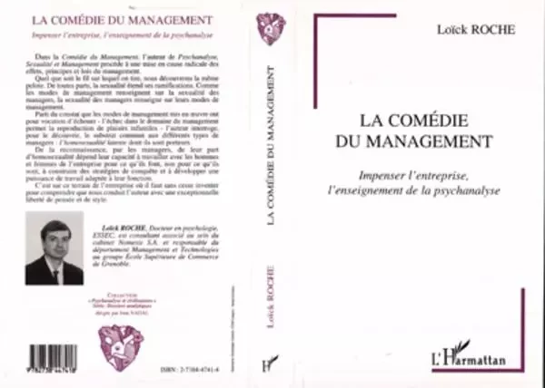 La comédie du management - Loïck Roche - Editions L'Harmattan