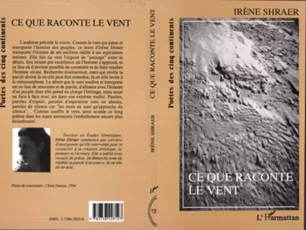 Ce que raconte le vent - Irène Shraer - Editions L'Harmattan