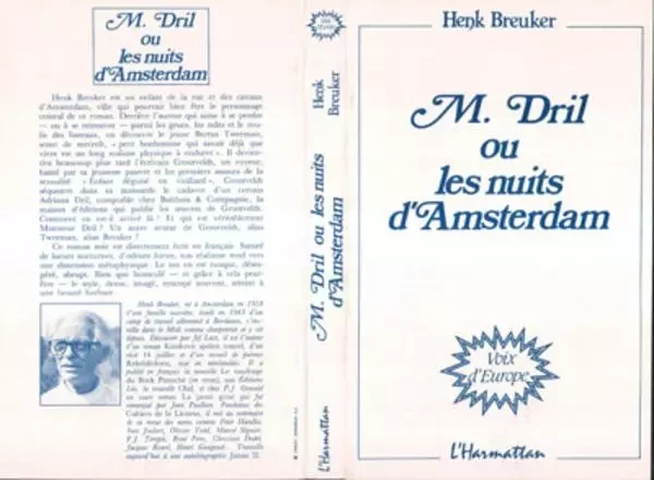 M. Dril ou les nuits d'Amsterdam - Henk Breuker - Editions L'Harmattan