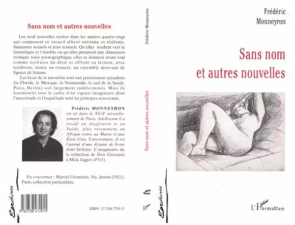 SANS NOM ET AUTRES NOUVELLES - Frédéric Monneyron - Editions L'Harmattan