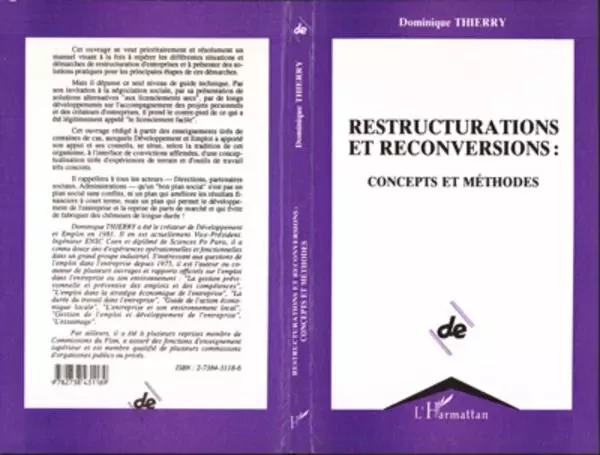 Restructuration et reconversions : concepts et méthodes - Dominique Thierry - Editions L'Harmattan