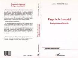 ELOGE DE LA FRATERNITE