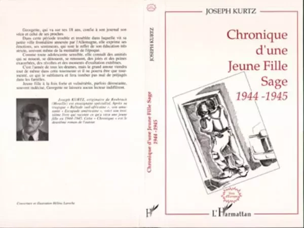 Chronique d'une jeune fille sage - Joseph Kurtz - Editions L'Harmattan