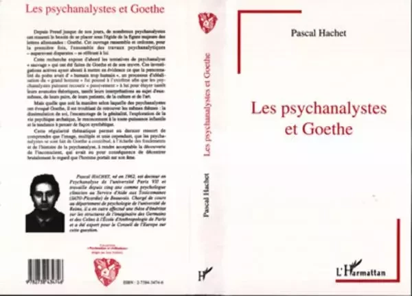 Les psychanalystes et Goethe - Pascal Hachet - Editions L'Harmattan