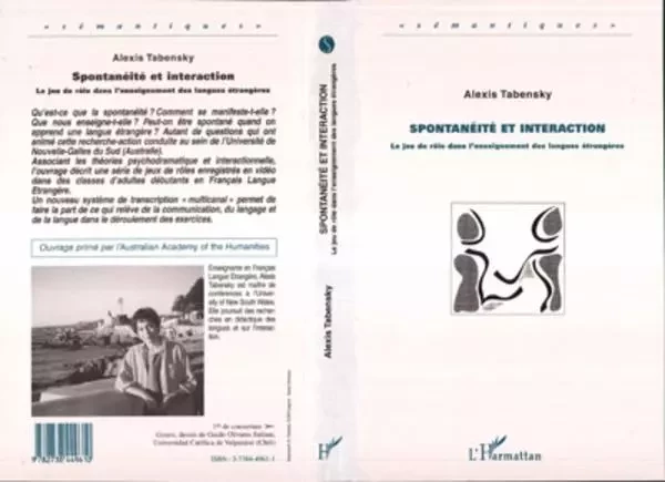 Spontanéité et interaction - Alexis Tabensky - Editions L'Harmattan