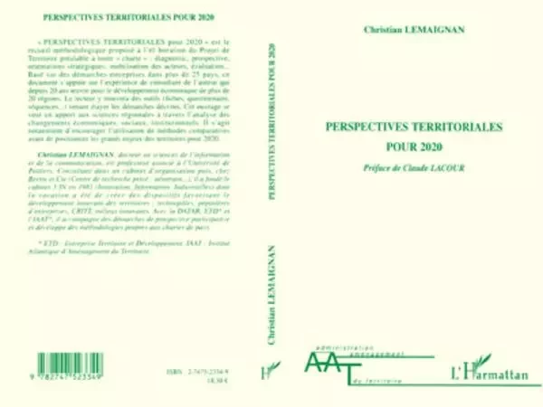 PERSPECTIVES TERRITORIALES POUR 2020 - Christian Lemaignan - Editions L'Harmattan