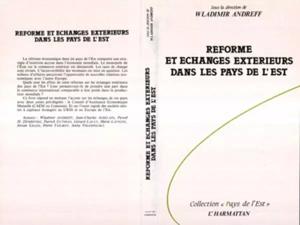 Réforme et échanges extérieurs dans les pays de l'Est - Wladimir Andreff - Editions L'Harmattan